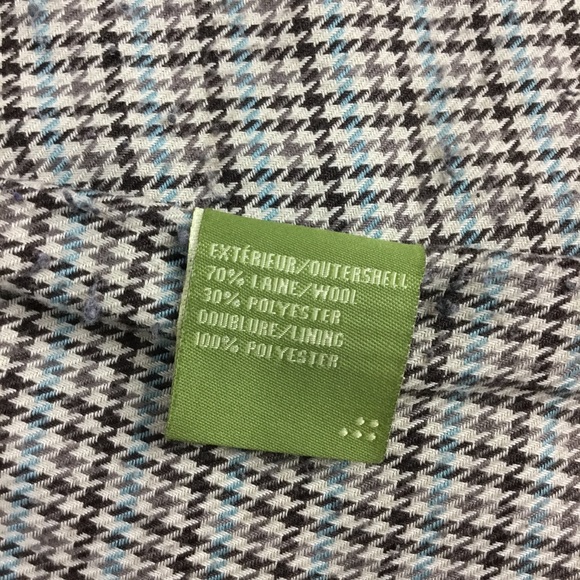 Soia & Kyo Wool Blend Short Pea Coat Double Breasted Gray Medium Women's - Picture 13 of 13